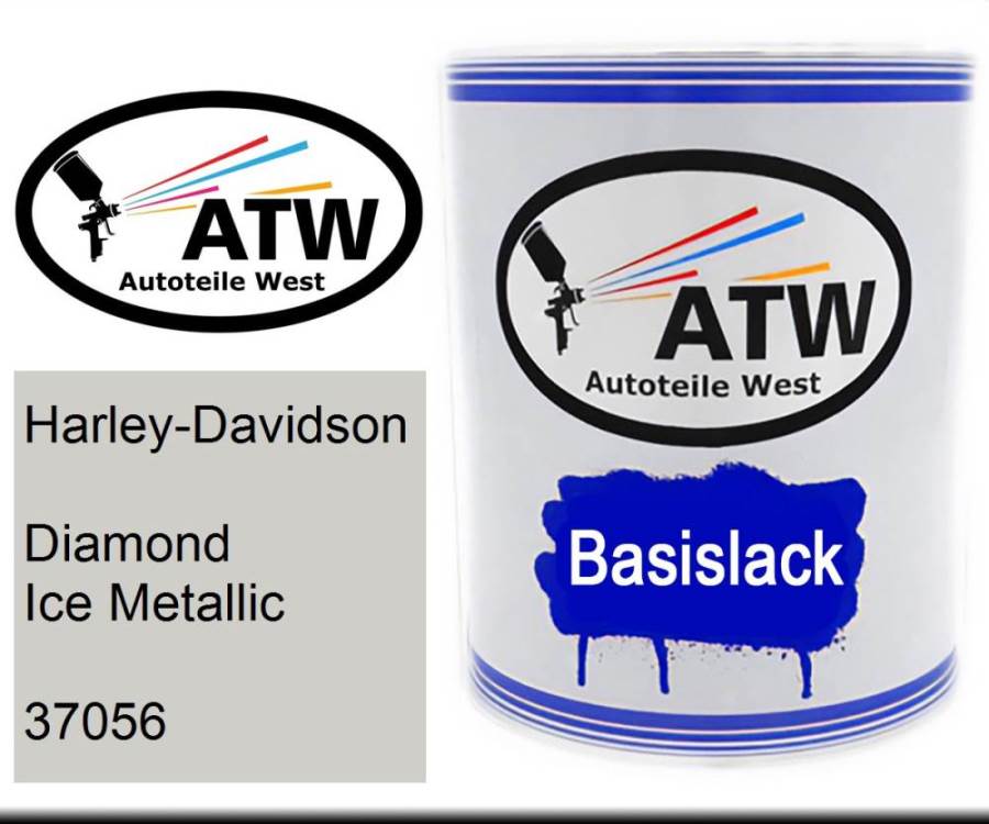 Harley-Davidson, Diamond Ice Metallic, 37056: 1L Lackdose, von ATW Autoteile West.